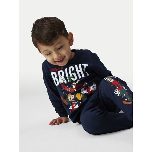 NAME IT Piżama Mickey 13234179 Granatowy Regular Fit ze sklepu MODIVO w kategorii Piżamy dziecięce - zdjęcie 182732092