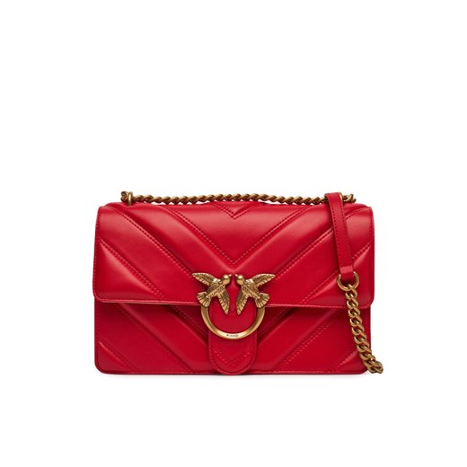 PINKO Torebka Love One Classic Light Dc 104549 A26Z Czerwony ze sklepu MODIVO w kategorii Kopertówki - zdjęcie 182732100