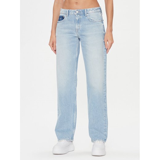 Tommy Jeans Jeansy Sophie DW0DW16092 Niebieski Straight Fit ze sklepu MODIVO w kategorii Jeansy damskie - zdjęcie 182732120