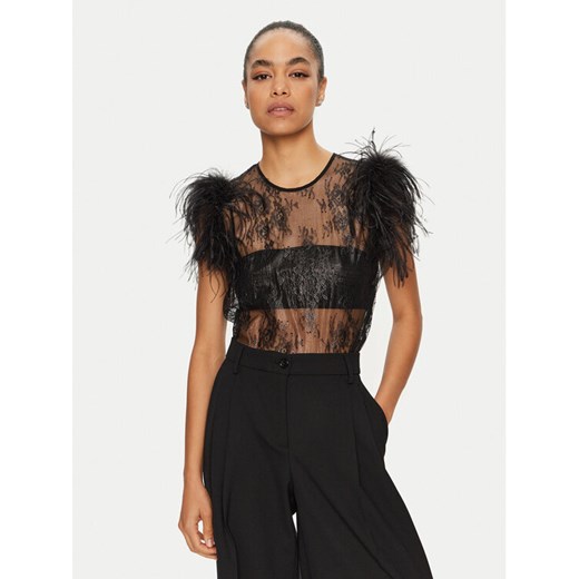 PINKO Bluzka 102838 A1L7 Czarny Regular Fit ze sklepu MODIVO w kategorii Bluzki damskie - zdjęcie 182732230