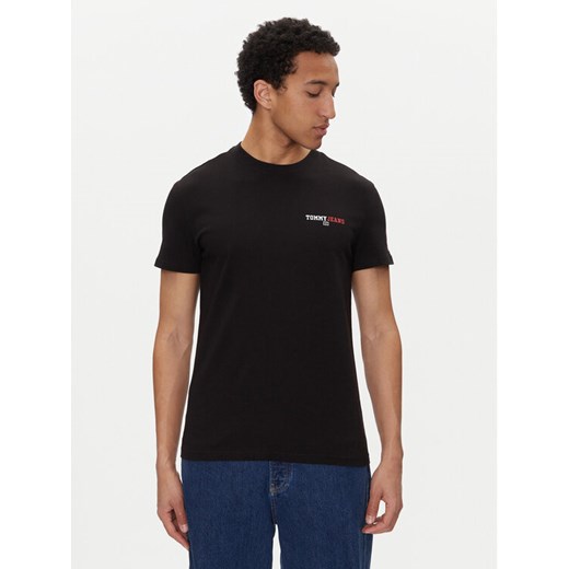 Tommy Jeans T-Shirt Dna Graphic DM0DM20815 Czarny Regular Fit ze sklepu MODIVO w kategorii T-shirty męskie - zdjęcie 182732261