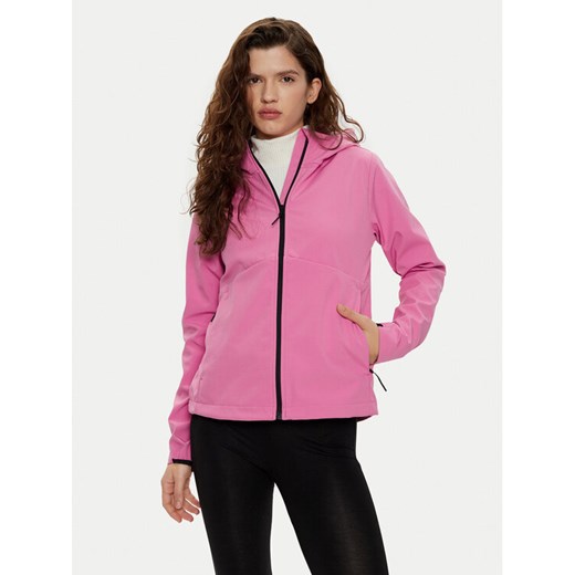 4F Kurtka softshell 4FWAW24TSOFF285 Różowy Regular Fit ze sklepu MODIVO w kategorii Kurtki damskie - zdjęcie 182732272