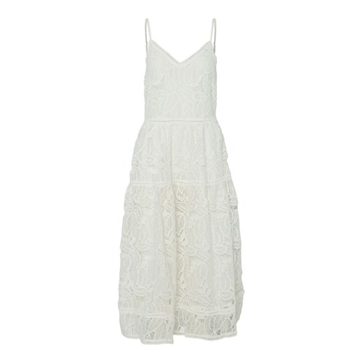 YAS Sukienka letnia Lifa 26037183 Biały Regular Fit ze sklepu MODIVO w kategorii Sukienki - zdjęcie 182732311