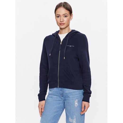 Tommy Hilfiger Bluza 1985 WW0WW39189 Granatowy Regular Fit ze sklepu MODIVO w kategorii Bluzy damskie - zdjęcie 182732341