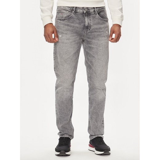 Tommy Jeans Jeansy Austin DM0DM18739 Szary Slim Fit ze sklepu MODIVO w kategorii Jeansy męskie - zdjęcie 182732350