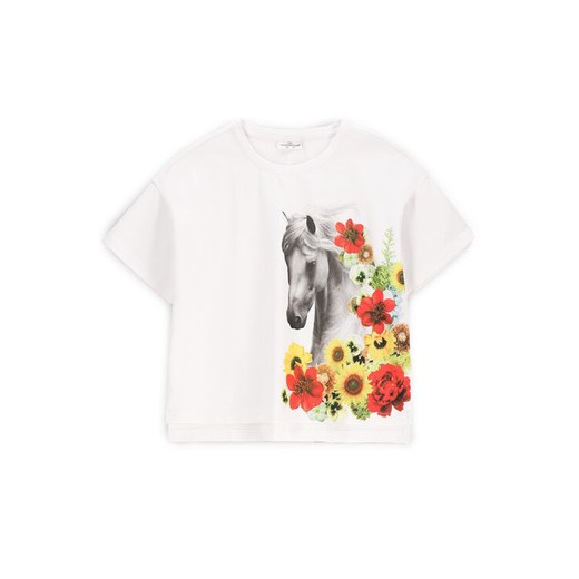 Coccodrillo T-Shirt WC5143201NGJ Biały Regular Fit ze sklepu MODIVO w kategorii Bluzki dziewczęce - zdjęcie 182732351