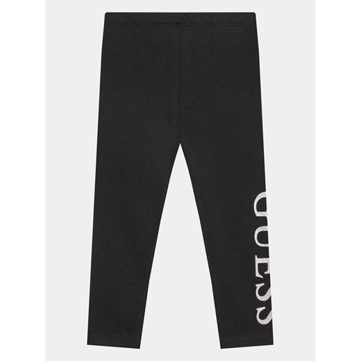 Guess Legginsy K3YB01 K82K0 Czarny Slim Fit ze sklepu MODIVO w kategorii Spodnie dziewczęce - zdjęcie 182732412
