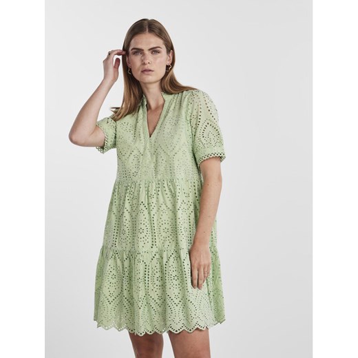 YAS Sukienka letnia Holi 26027163 Zielony Regular Fit ze sklepu MODIVO w kategorii Sukienki - zdjęcie 182732472