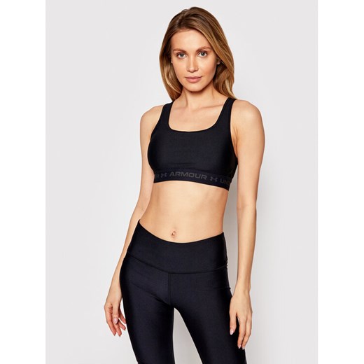 Under Armour Biustonosz sportowy Crossback 1361034 Czarny ze sklepu MODIVO w kategorii Biustonosze - zdjęcie 182732492