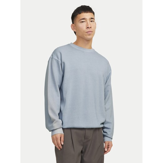 Jack&Jones Bluza Charge 12268273 Błękitny Loose Fit ze sklepu MODIVO w kategorii Bluzy męskie - zdjęcie 182732540