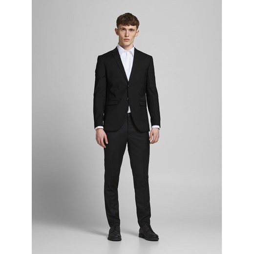 Jack&Jones Garnitur Franco 12181339 Czarny Super Slim Fit ze sklepu MODIVO w kategorii Garnitury męskie - zdjęcie 182732622