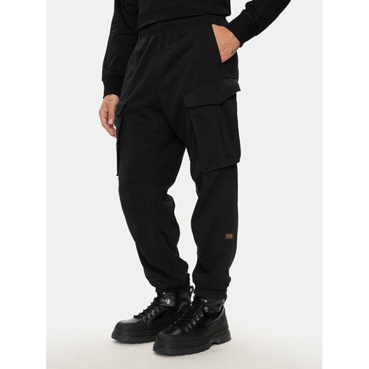 G-Star Raw Spodnie dresowe Rovic D24964 D566 6484 Czarny Relaxed Fit ze sklepu MODIVO w kategorii Spodnie męskie - zdjęcie 182732623