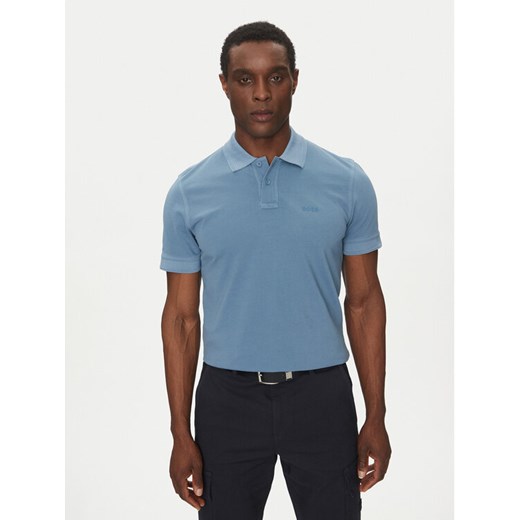 BOSS Polo Prime 50507813 Niebieski Regular Fit ze sklepu MODIVO w kategorii T-shirty męskie - zdjęcie 182732680