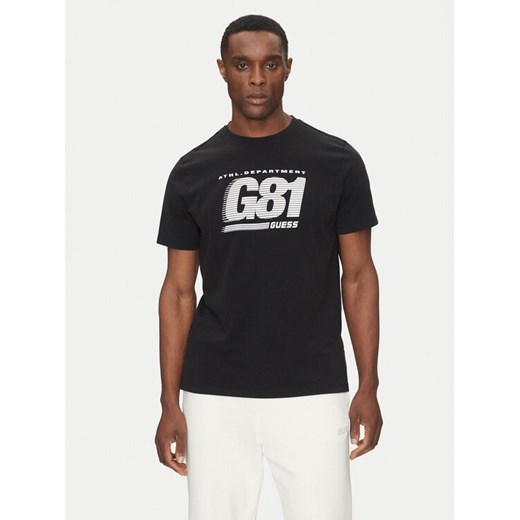 Guess T-Shirt Z5GI06 I3Z14 Czarny Regular Fit ze sklepu MODIVO w kategorii T-shirty męskie - zdjęcie 182732693