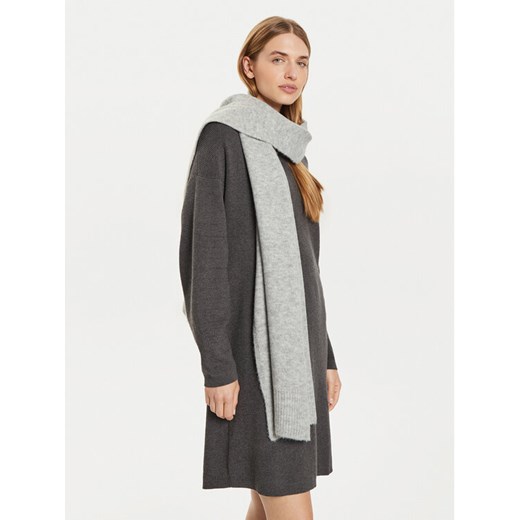 Tommy Hilfiger Szalik Luxe AW0AW16646 Szary ze sklepu MODIVO w kategorii Szaliki i chusty damskie - zdjęcie 182732711
