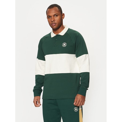 Converse Polo Marquis Retro 10027563-A01 Zielony Regular Fit ze sklepu MODIVO w kategorii T-shirty męskie - zdjęcie 182732752