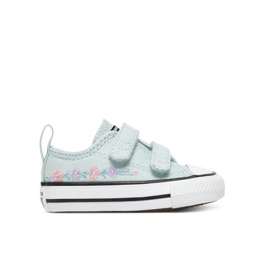 Converse Trampki Chuck Taylor All Star Florals A11785C Błękitny ze sklepu MODIVO w kategorii Trampki dziecięce - zdjęcie 182732824