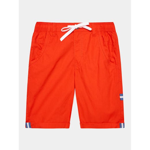United Colors Of Benetton Szorty materiałowe 4AC7C901T Czerwony Regular Fit ze sklepu MODIVO w kategorii Spodenki chłopięce - zdjęcie 182732831