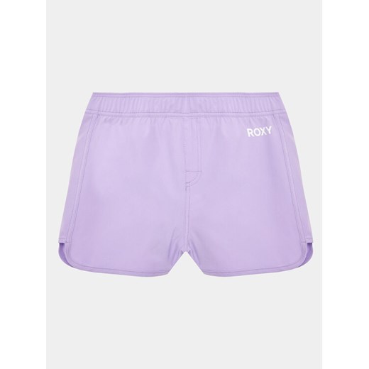 Roxy Szorty plażowe ERGBS03107 Fioletowy Regular Fit ze sklepu MODIVO w kategorii Spodenki dziewczęce - zdjęcie 182732840