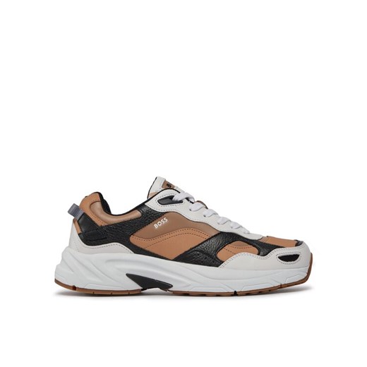 Boss Sneakersy Levitt Runn 50513142 Biały ze sklepu MODIVO w kategorii Buty sportowe męskie - zdjęcie 182732874