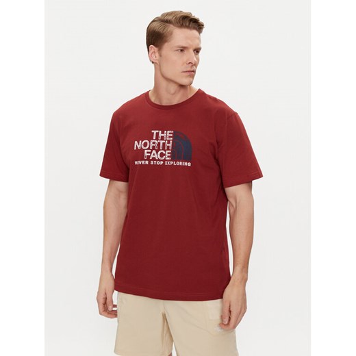 The North Face T-Shirt Rust 2 NF0A87NW Czerwony Regular Fit ze sklepu MODIVO w kategorii T-shirty męskie - zdjęcie 182732891