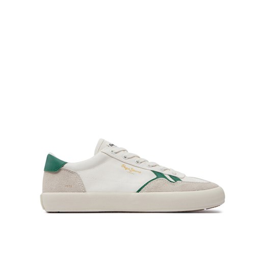 Pepe Jeans Sneakersy Travis Brit M PMS31038 Biały ze sklepu MODIVO w kategorii Trampki męskie - zdjęcie 182732951