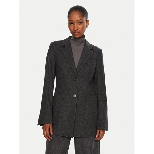 Marc O'Polo Marynarka 409 0208 80083 Szary Loose Fit ze sklepu MODIVO w kategorii Marynarki damskie - zdjęcie 182732954