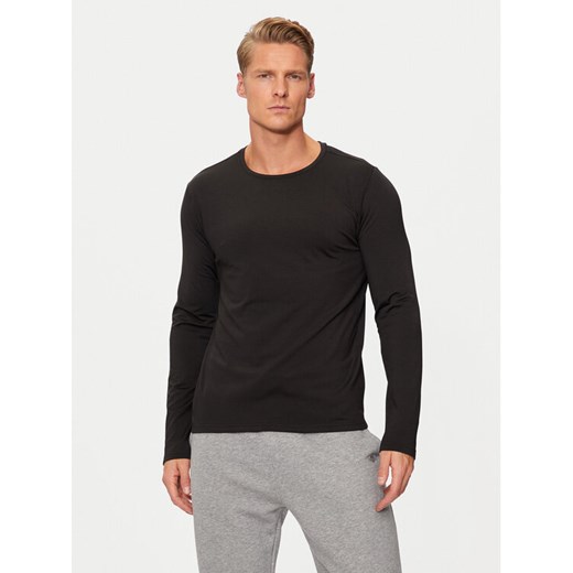 YSABEL MORA Longsleeve 70102 Czarny Slim Fit ze sklepu MODIVO w kategorii T-shirty męskie - zdjęcie 182732964