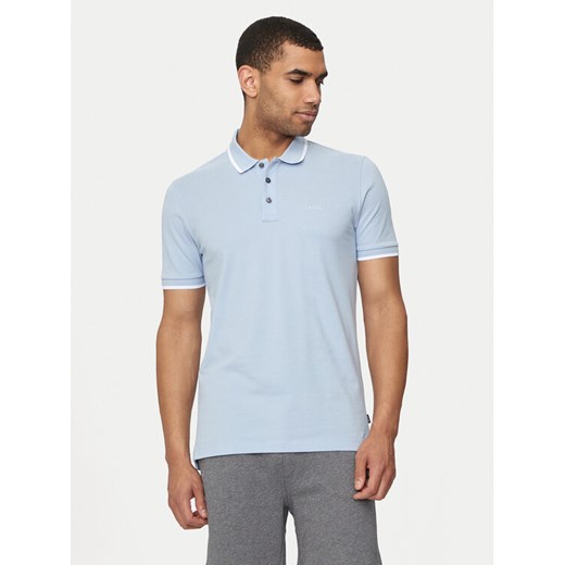 Boss Polo Parlay 190 50494697 Błękitny Regular Fit ze sklepu MODIVO w kategorii T-shirty męskie - zdjęcie 182733104