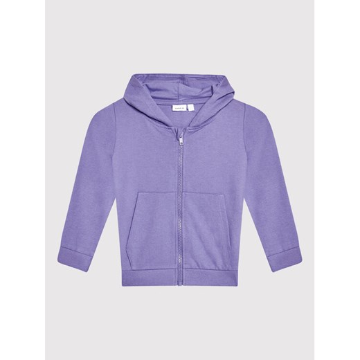 NAME IT Bluza 13197666 Fioletowy Regular Fit ze sklepu MODIVO w kategorii Bluzy dziewczęce - zdjęcie 182733123