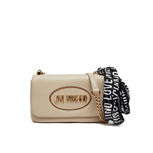 LOVE MOSCHINO Torebka JC4032PP1LLE111A Beżowy ze sklepu MODIVO w kategorii Kopertówki - zdjęcie 182733151
