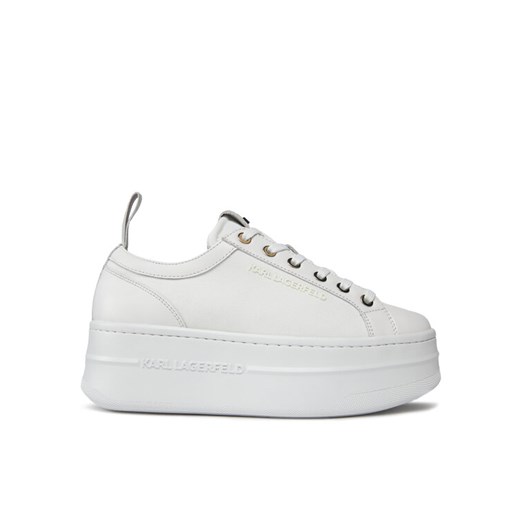 KARL LAGERFELD Sneakersy KL65019 Biały ze sklepu MODIVO w kategorii Buty sportowe damskie - zdjęcie 182733170