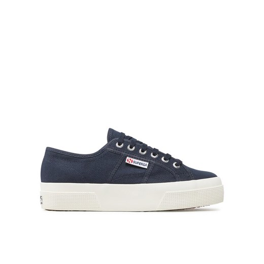 Superga Tenisówki 2740 Platform S21384W Granatowy ze sklepu MODIVO w kategorii Trampki damskie - zdjęcie 182733243