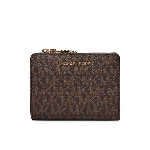MICHAEL Michael Kors Mały Portfel Damski 32S5G8ED7V Brązowy ze sklepu MODIVO w kategorii Portfele damskie - zdjęcie 182733341
