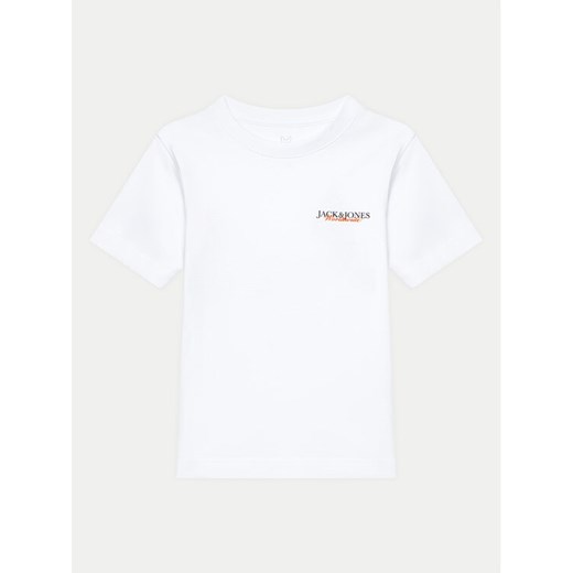Jack&Jones Junior T-Shirt Boston 12274897 Biały Relaxed Fit ze sklepu MODIVO w kategorii T-shirty chłopięce - zdjęcie 182733344