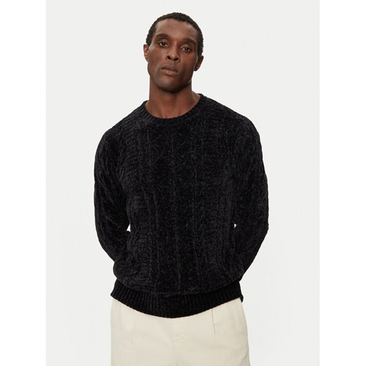 Guess Sweter M4BR25 Z3HH2 Czarny Regular Fit ze sklepu MODIVO w kategorii Swetry męskie - zdjęcie 182733351