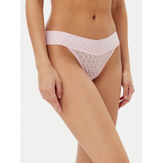 Calvin Klein Underwear Figi klasyczne LV00QD5283 Różowy ze sklepu MODIVO w kategorii Majtki damskie - zdjęcie 182733371
