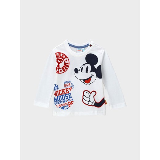 Original Marines Bluzka MICKEY MOUSE DCAV0617NM Biały Regular Fit ze sklepu MODIVO w kategorii T-shirty chłopięce - zdjęcie 182733380