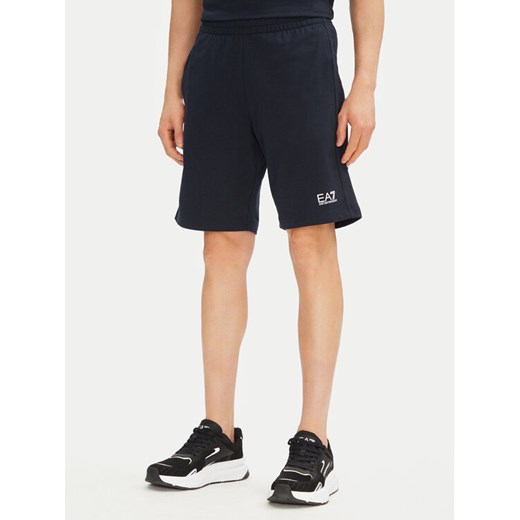 EA7 Emporio Armani Szorty sportowe 8NPS65 PJVRZ 1562 Granatowy ze sklepu MODIVO w kategorii Spodenki męskie - zdjęcie 182733381