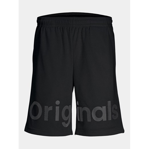 Jack&Jones Junior Szorty sportowe Chicago 12254210 Czarny Relaxed Fit ze sklepu MODIVO w kategorii Spodenki chłopięce - zdjęcie 182733402