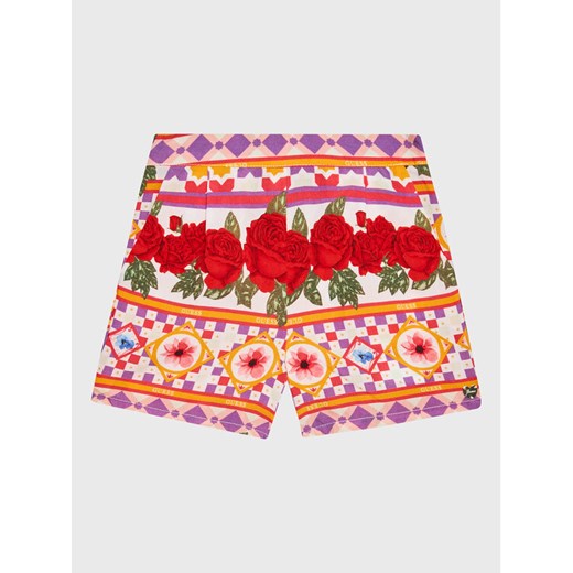 Guess Szorty materiałowe K3GD06 WFBN0 Kolorowy Relaxed Fit ze sklepu MODIVO w kategorii Kąpielówki chłopięce - zdjęcie 182733422