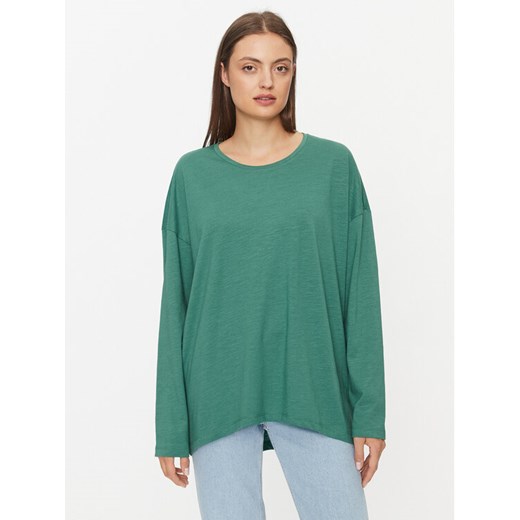 Noisy May Bluzka Mathilde 27026082 Zielony Loose Fit ze sklepu MODIVO w kategorii Bluzki damskie - zdjęcie 182733513