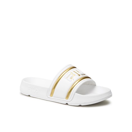 Fila Klapki Morro Bay Logo Slipper Wmn FFW0102.13069 Biały ze sklepu MODIVO w kategorii Klapki damskie - zdjęcie 182733520