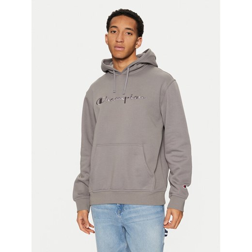 Champion Bluza 220271 Szary Relaxed Fit ze sklepu MODIVO w kategorii Bluzy męskie - zdjęcie 182733560