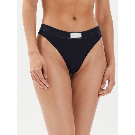 Tommy Hilfiger Stringi UW0UW04812 Granatowy ze sklepu MODIVO w kategorii Majtki damskie - zdjęcie 182733571