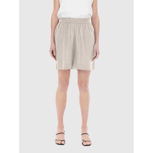 ONLY Szorty materiałowe Tokyo 15259587 Beżowy Relaxed Fit ze sklepu MODIVO w kategorii Szorty - zdjęcie 182733600