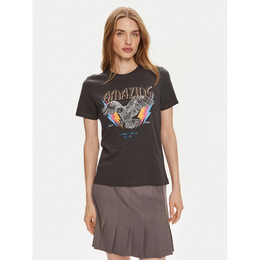 ONLY T-Shirt Henny 15327666 Czarny Regular Fit ze sklepu MODIVO w kategorii Bluzki damskie - zdjęcie 182733651