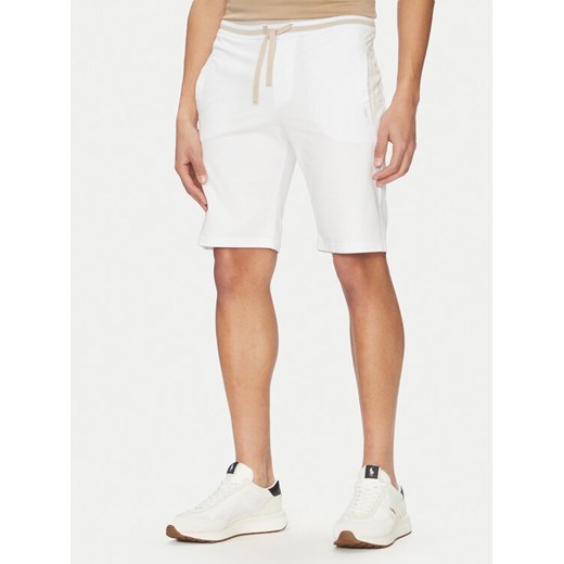 Paul&Shark Szorty sportowe 25411847 Biały Regular Fit ze sklepu MODIVO w kategorii Spodenki męskie - zdjęcie 182733694