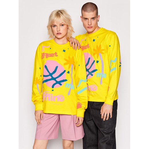 Market Longsleeve Unisex Meet Me Offline 398000330 Żółty Regular Fit ze sklepu MODIVO w kategorii Bluzki damskie - zdjęcie 182733701