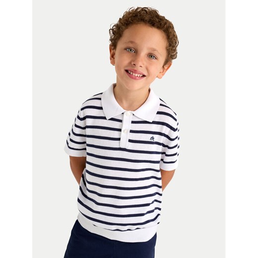 Mayoral Polo 3104 Biały Regular Fit ze sklepu MODIVO w kategorii T-shirty chłopięce - zdjęcie 182733714